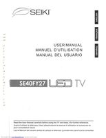 SEIKI SE40FH03OM Operating Manuals